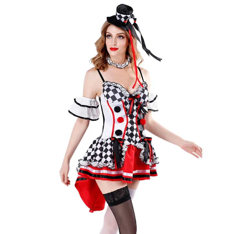 Koningin Cosplay Halloween Maskerade Kostuums Vrouw Rode Koningin Sexy Jurk Koningin Koningin Harten Alice In Wonderland