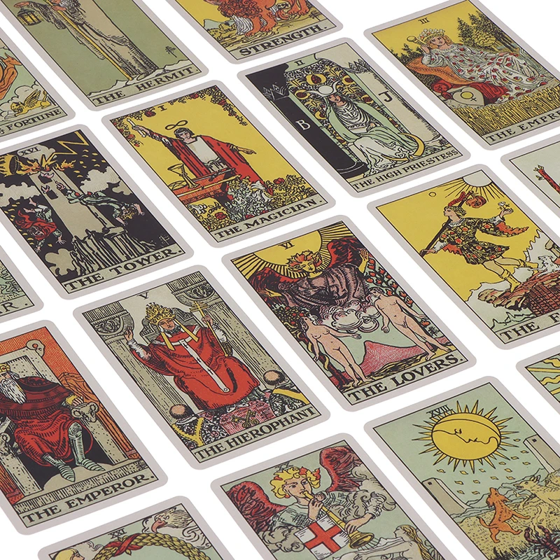 Board Games Tarot Deck Tarot Rider Waite Tarot Cards Original 1909 Deck Card 1909 Rider Waite Smith Tarot Board Game