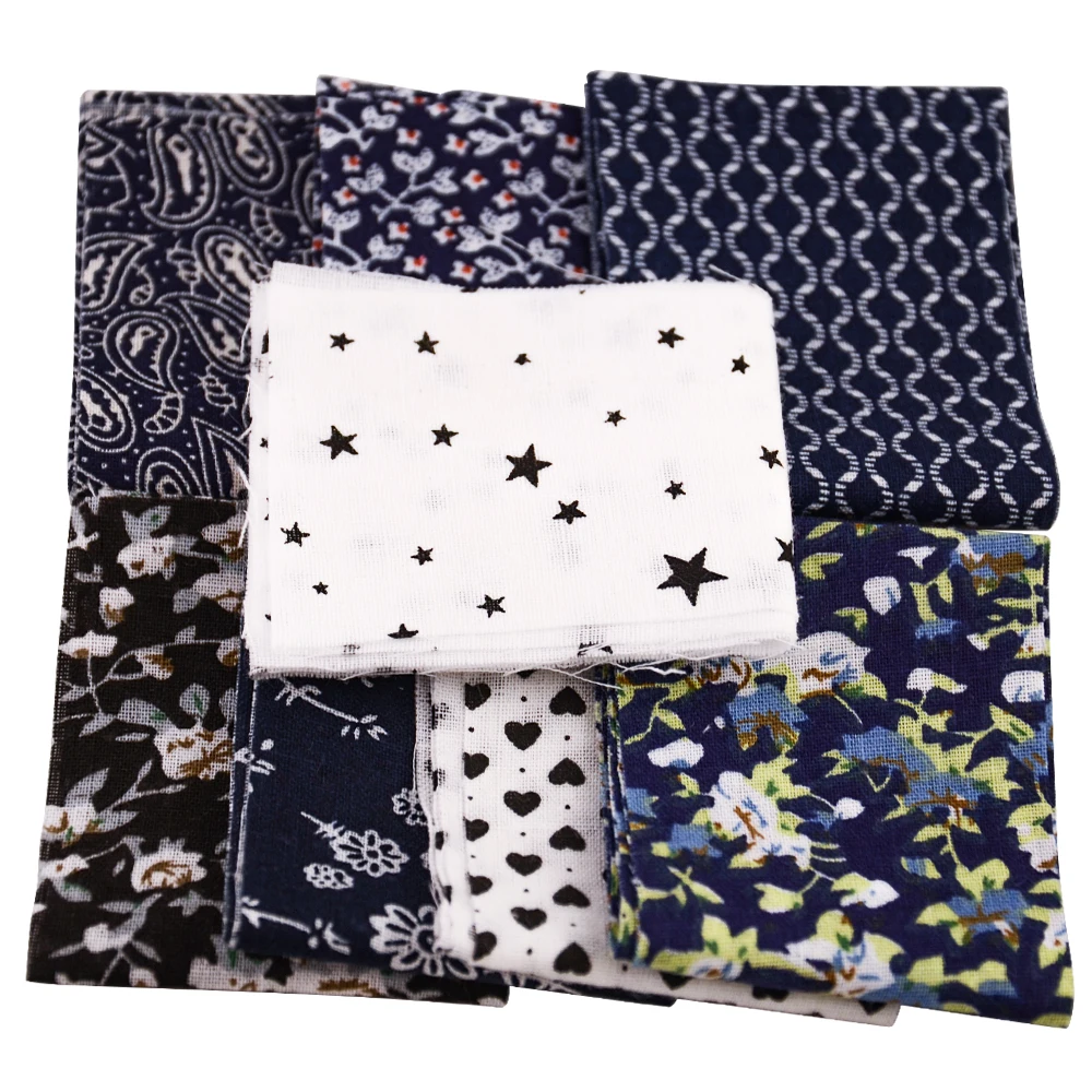 7-9 Pcs/Lot 5x50CM Booksew Telas Patchwork Algodon Cotton Fabric Floral Jelly Roll Strips DIY Dolls Sewing Craft Ankara Fabric