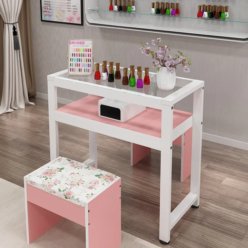 

Nail Desk Manicure Table Professional Beauty Makeup Women Manicure Table Dressing Designer Mesa Manicura Salon Furniture