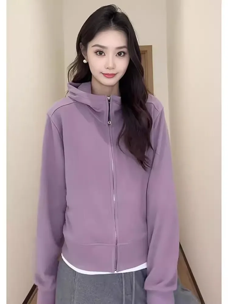 

Женская толстовка-худи Dervo, новинка 2025 года, модный высококачественный открытый кардиган, верхняя одежда для осени и зимы, удобный свободный крой, удлиненная модель