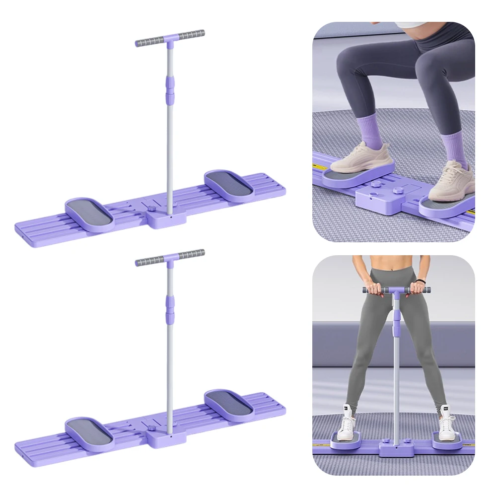 Non Slip Simulated Ski Trainer Foldable Ski Trainer Pelvic Floor Muscle Exercise Equipment for Leg Pelvic Floor Muscle Workout
