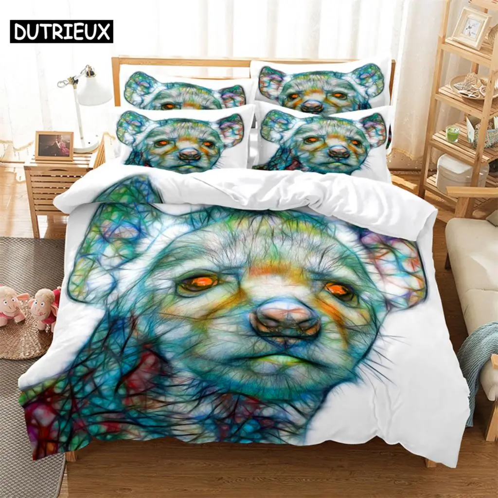 

Animals Bedding Set Duvet Cover Set 3d Bedding Digital Printing Bed Linen Queen Size Bedding Set Fashion Design