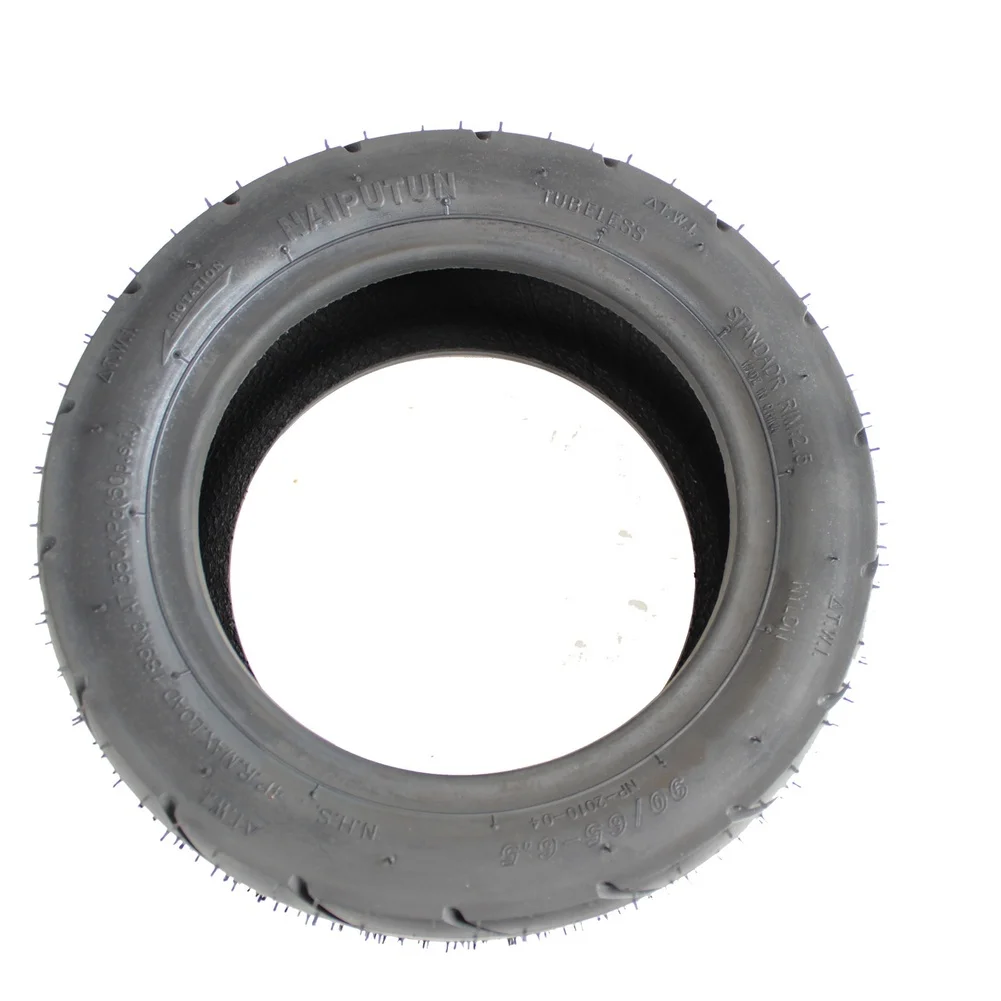 

11 Inch Scooter Tire Wide 90/65-6.5 24.5*15*8.8cm Puncture-Proof Tubeless Tire Electric Scooter Road Vacuum Tyre Replace Parts
