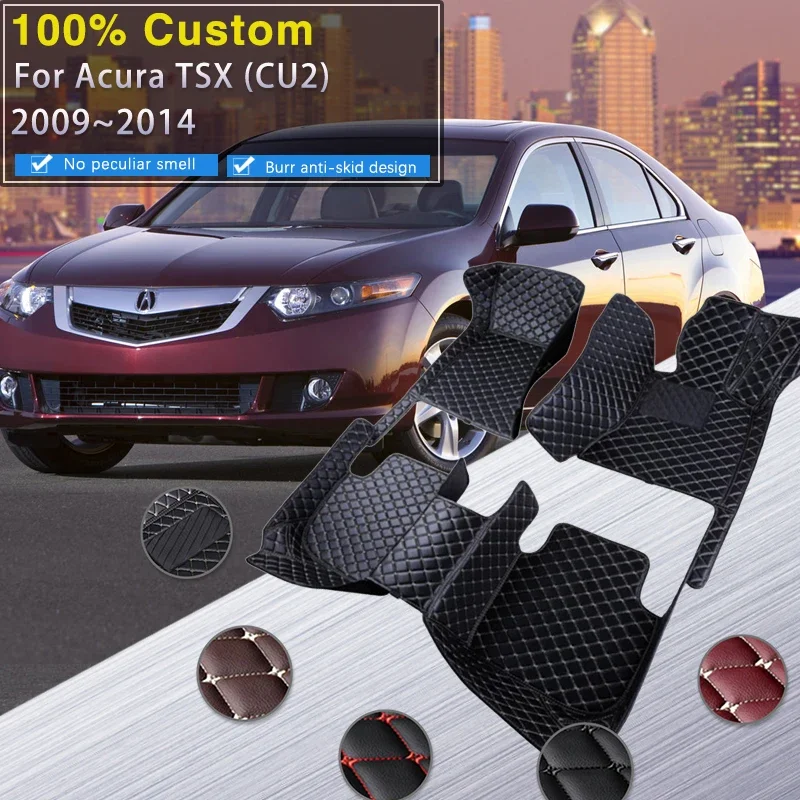 

Качественные автомобильные коврики для Acura TSX CU2 Honda Accord 2009 ~ 2014 Коврики Защитная накладка Авто Роскошный кожаный коврик Ковры Автомобильный аксессуар