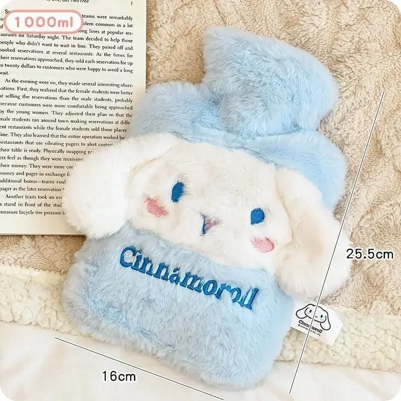 

Hello Kitty Cinnamoroll Anime Kawaii Sanrio Ins Hot Water Bag Cute Kuromi Thick Warm Bag Warmer Storage Bag Gifts for Girls