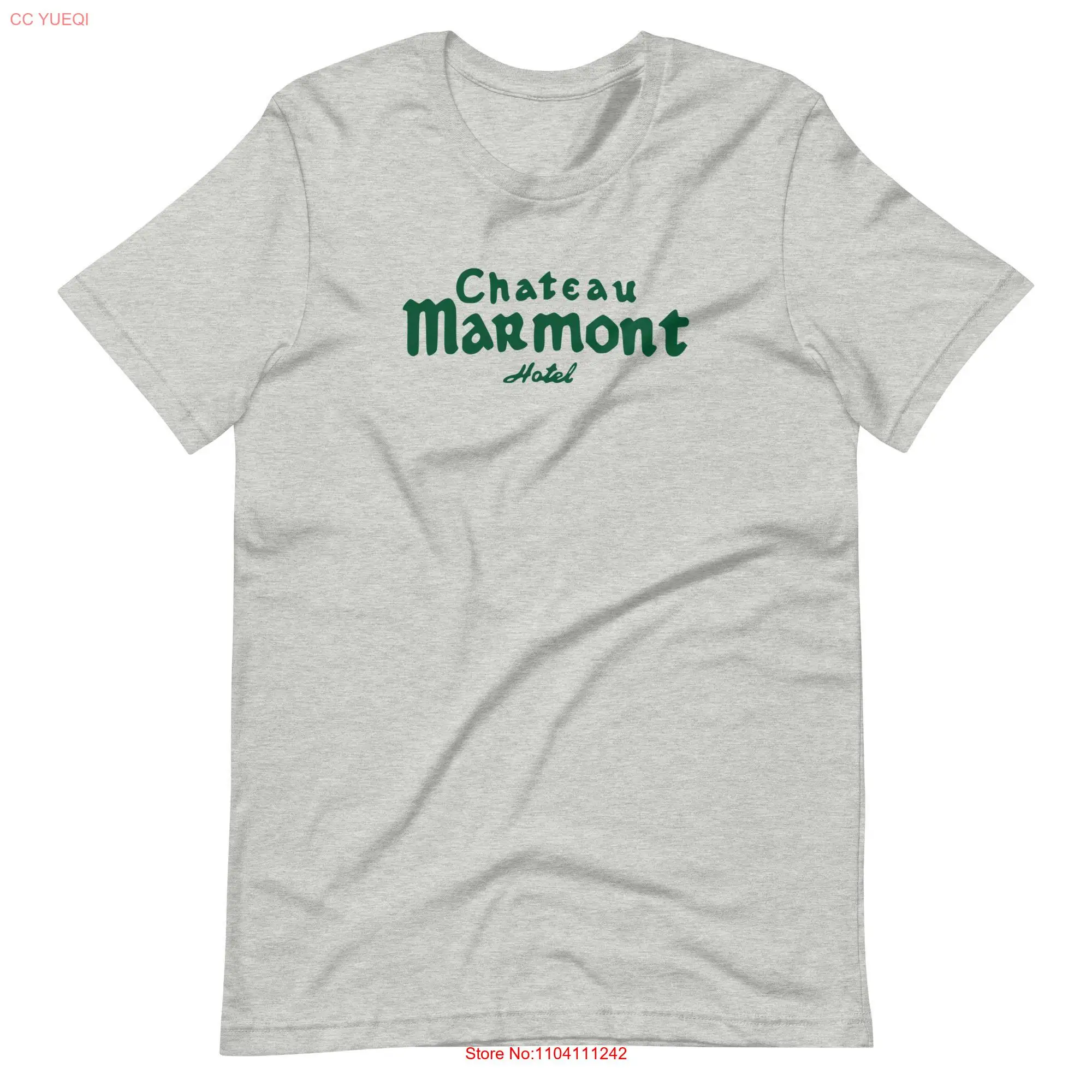 Chateau Marmont Estilo Vintage Bella Canvas 3001 Tri Blend camiseta manga larga o corta