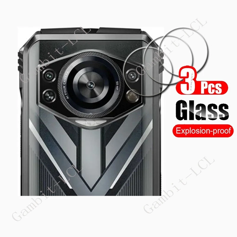 3PCS Tempered Glass For Doogee S Cyber Pro 6.58 DoogeeSCyber SCyber S118 DoogeeS118 Back Camera Lens Screen Protector Cover Film