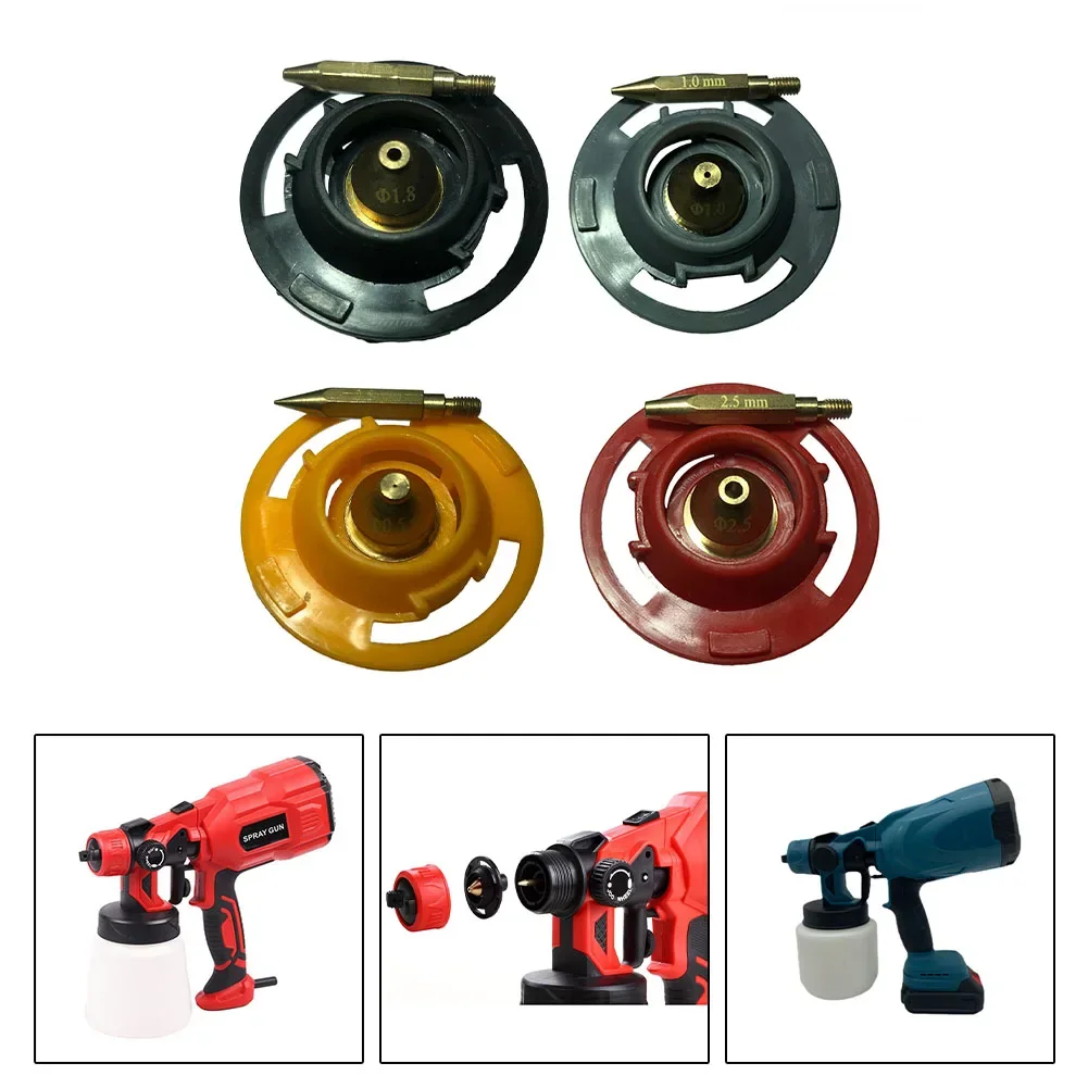 Imagem -03 - Cobre Electric Spray Gun Bocal Pulverizador de Pintura Pulverizador Bicos Projeto de Pintura 1pc