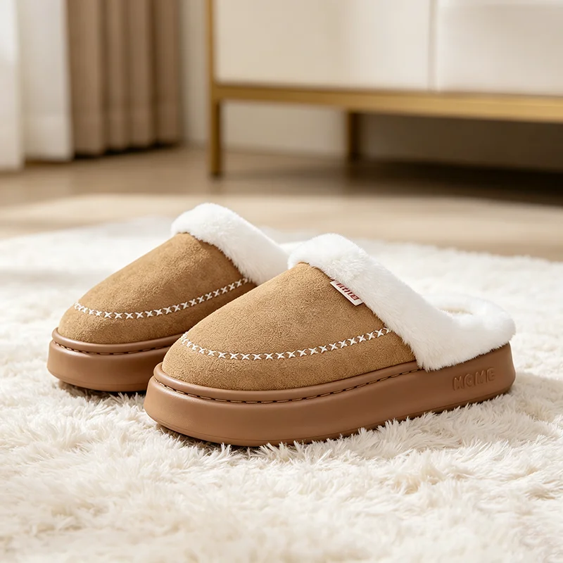 Winter Fuzzy Mule Women's Slip - Women Shoes Mules ulasan dan harga
