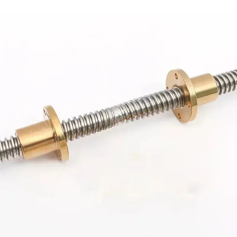 T8 Lead Screw right-left OD 8mm lead 8mm length100-500mm for Reprap 3D Printer Z Axis