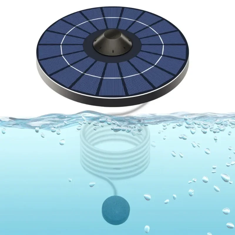 Solar Floating Oxygen Aerator Pump Outdoor Fishing Garden Pool Aquarium Fountain