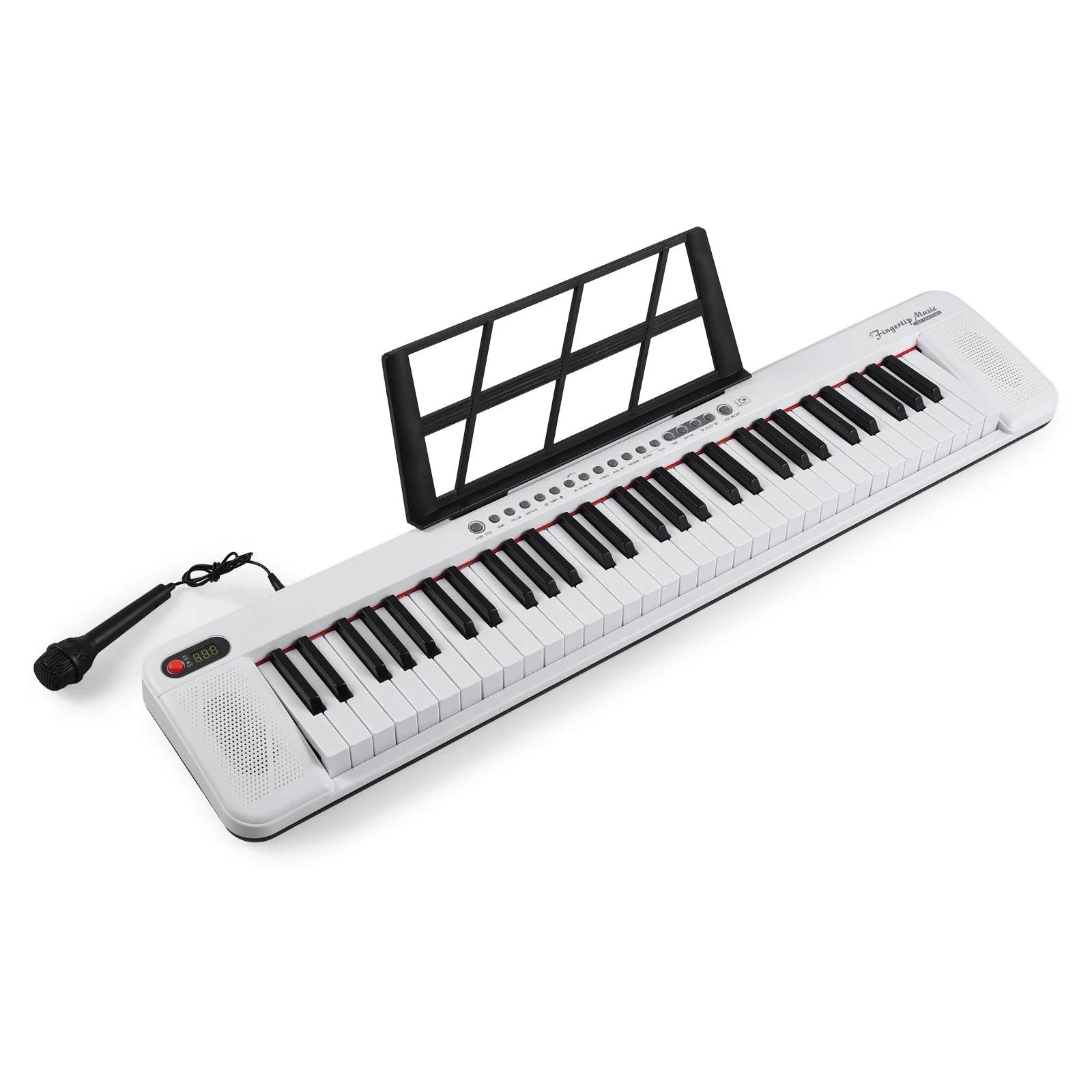 

61-Key Electronic Piano Multifunctional 61 Keys Piano Keyboard Portable Musical Instrument Illuminated Keyboard Digital Piano