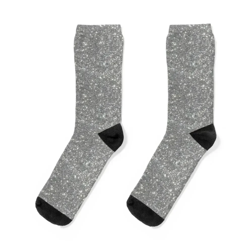 

Glitter Sparkling Shimmer Socks cartoon funny sock cotton Mens Socks Women's bright garter winter gifts hip hop Socks Girl Men's