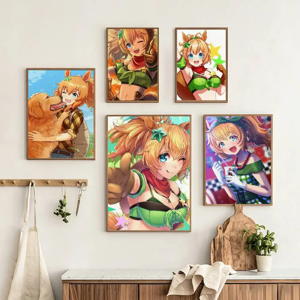 Umamusume-P-D T-Taiki Shuttle Poster HD Self Adhesive Waterproof Wall Art Ideal for Home Office Dorm Gift Customizable