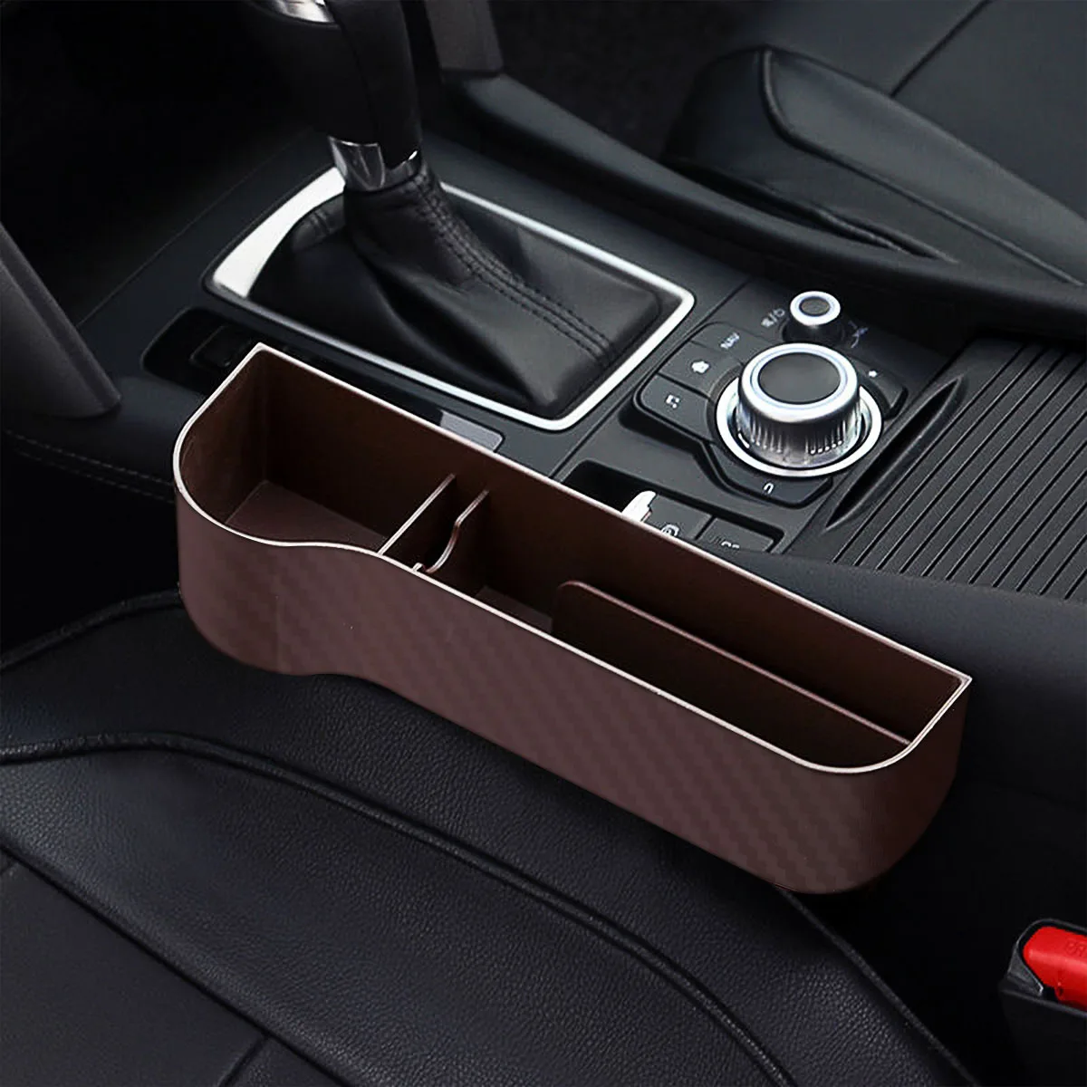 

2 Pcs Seat Gap Storage Box Side Filler for Car Seats Organizers Case Holder Multifunction