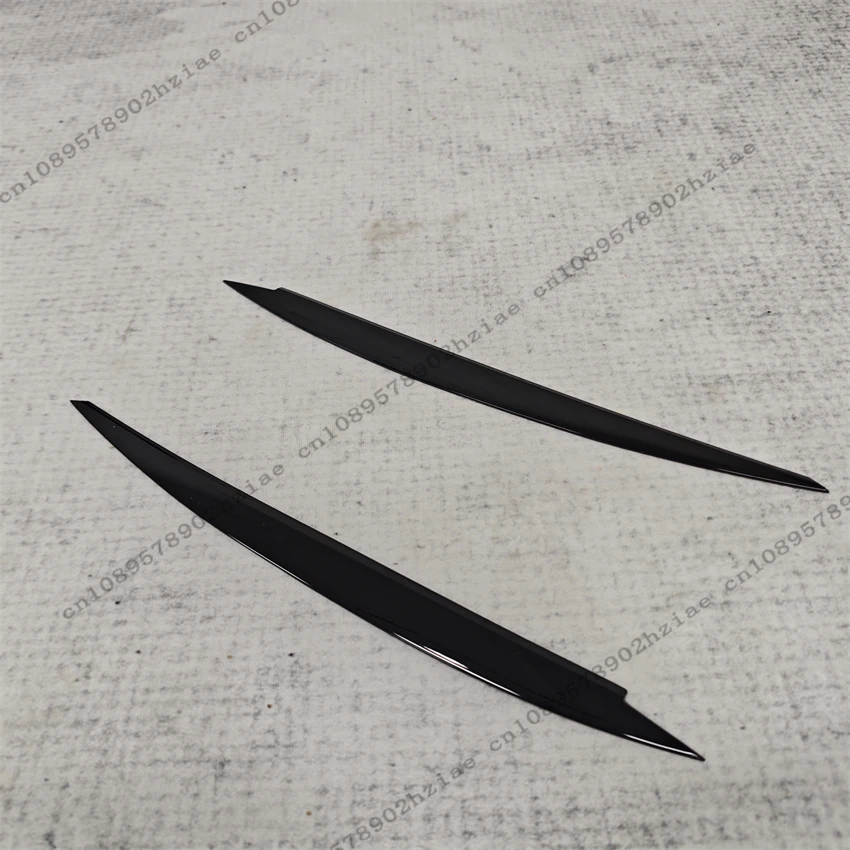 2pcs Car Headlight Eyebrow Eyelid Cover Trim ABS For VW Golf MK7 GTI R GTE GTD 2013-2017 Easy to install Firm and not fall off