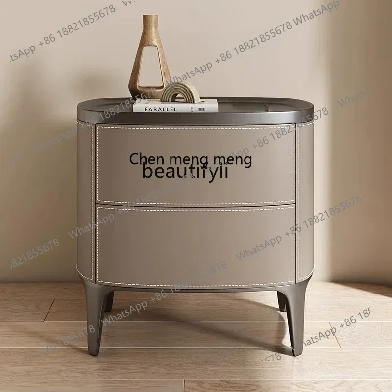 SS ss7486 Simple pure solid wood bedside table, storage box, high-end sense, light luxury creative alternative to home bedroom