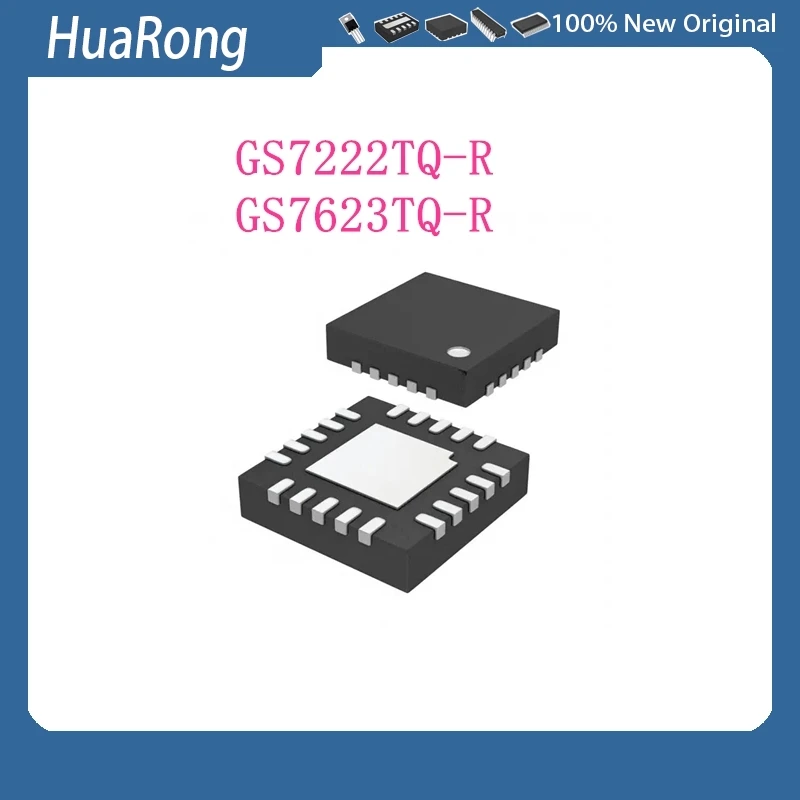 5Pcs/Lot GS7222TQ-R GS7222 7222 GS7623TQ-R GS7626 7623 QFN20