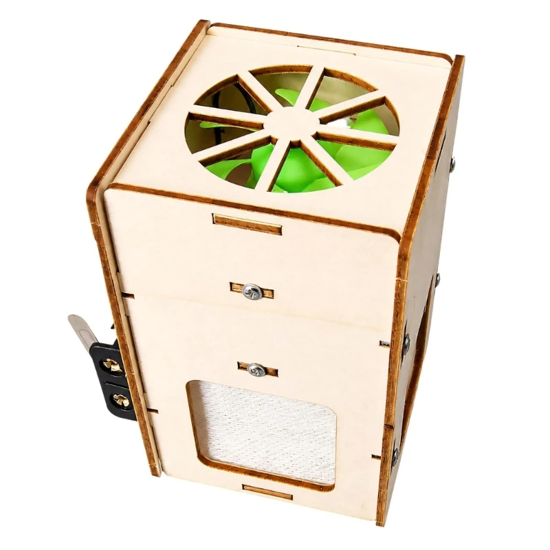 DIY Air Purifier Science Project Set Wooden Assembly Model for Classroom Learning, Hands-On STEM Project for Students and F19E