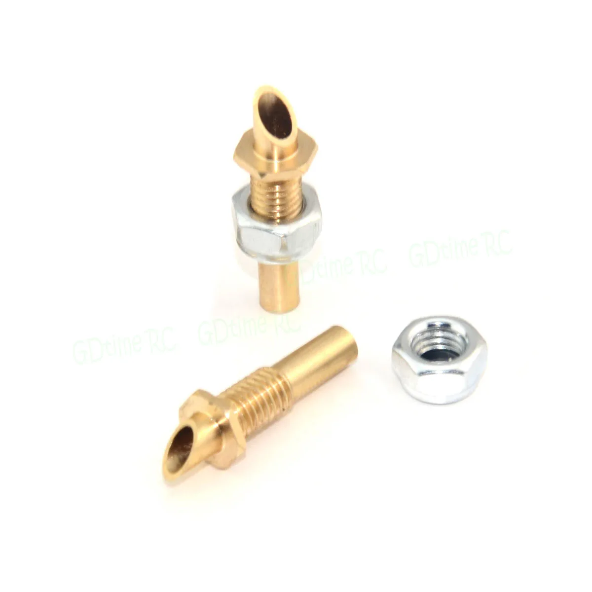 2Pcs RC Boat Brass Water Cooling Faucet M5 3mm Water Nipples Nozzles / Without Thread  for RC Boats Cooling System