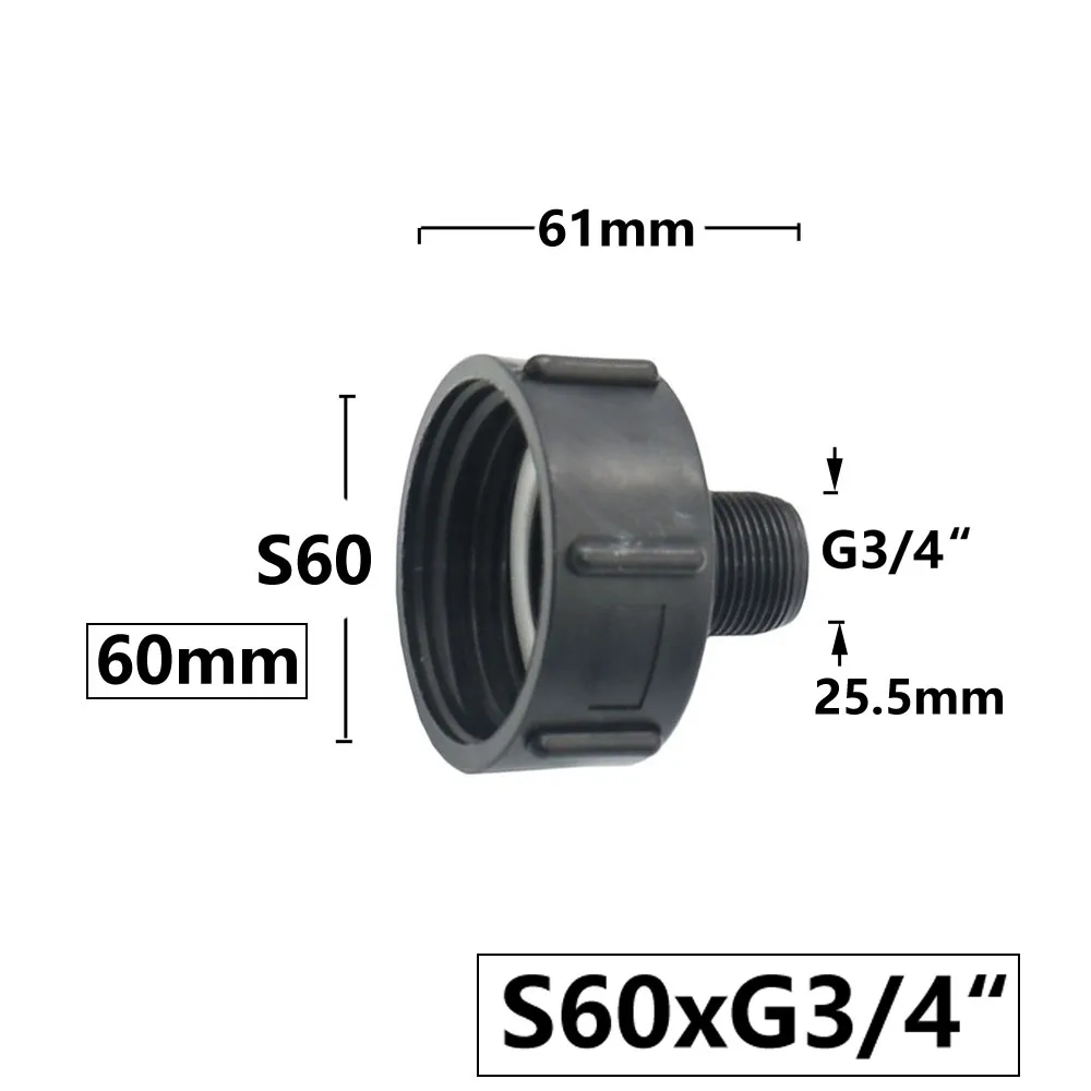 Adapter zbiornika IBC S60 do 1/2 3/4 1 \