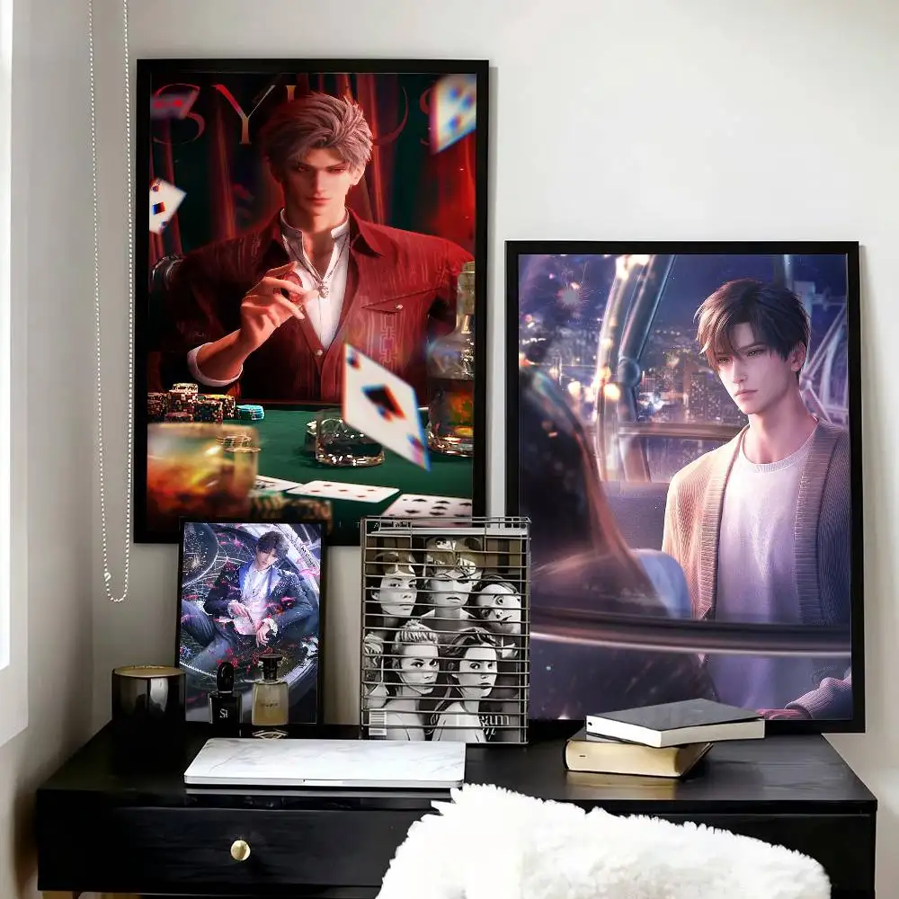 Chinese Game Love And Deepspace  Posters High Quality Self-adhesive Wall Art Decorations Color Prints Sticky