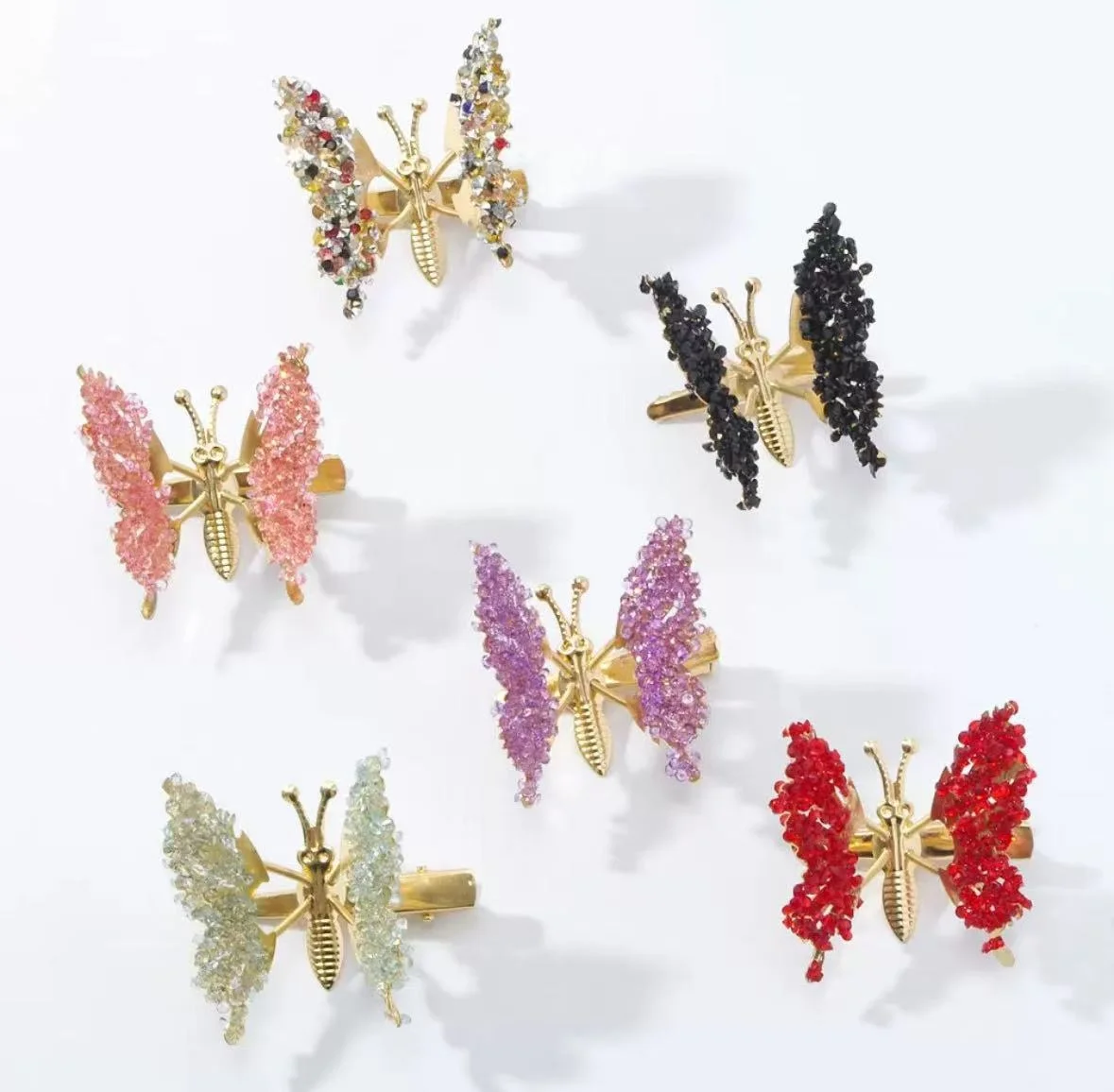 

5PCS Cute Sweet Stereoscopic Color Gradient Baby Hairpins Kids Hair Clips Children Headwear Princess Barrette Girls Accessories