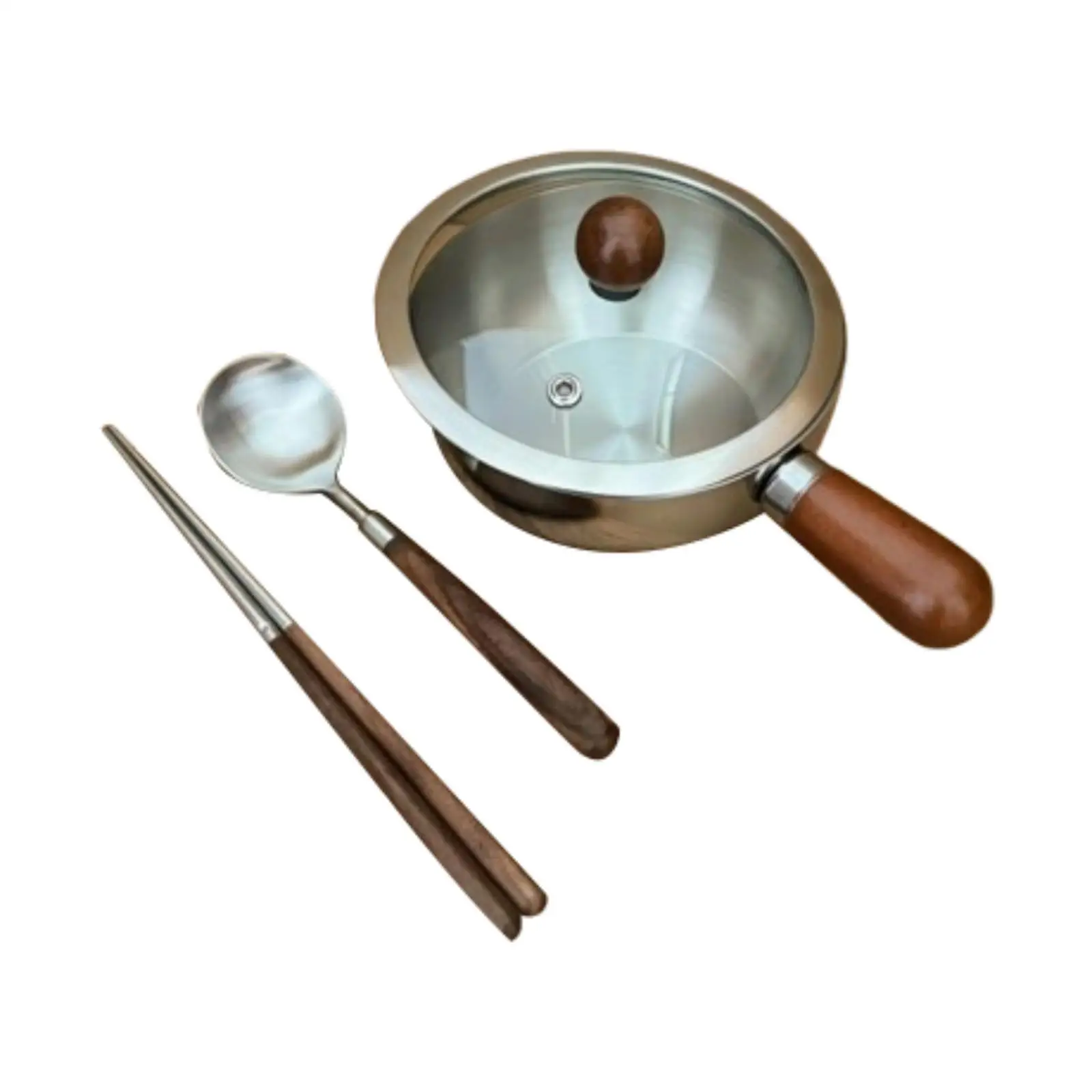 

Mini Sauce Pan Flat Stockpot Multifunctional Small Cookware Induction Cooker