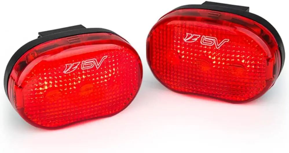 LED Bike Tail Light - Rechargeable, Weather Resistant, Visible 1500ft for Night Riding