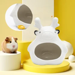 Large Space Hamster Hiding Nest Ice House Summer Cooling Supplies Ceramic Nest Pet Heat Dissipation Sleeping Nest Small House