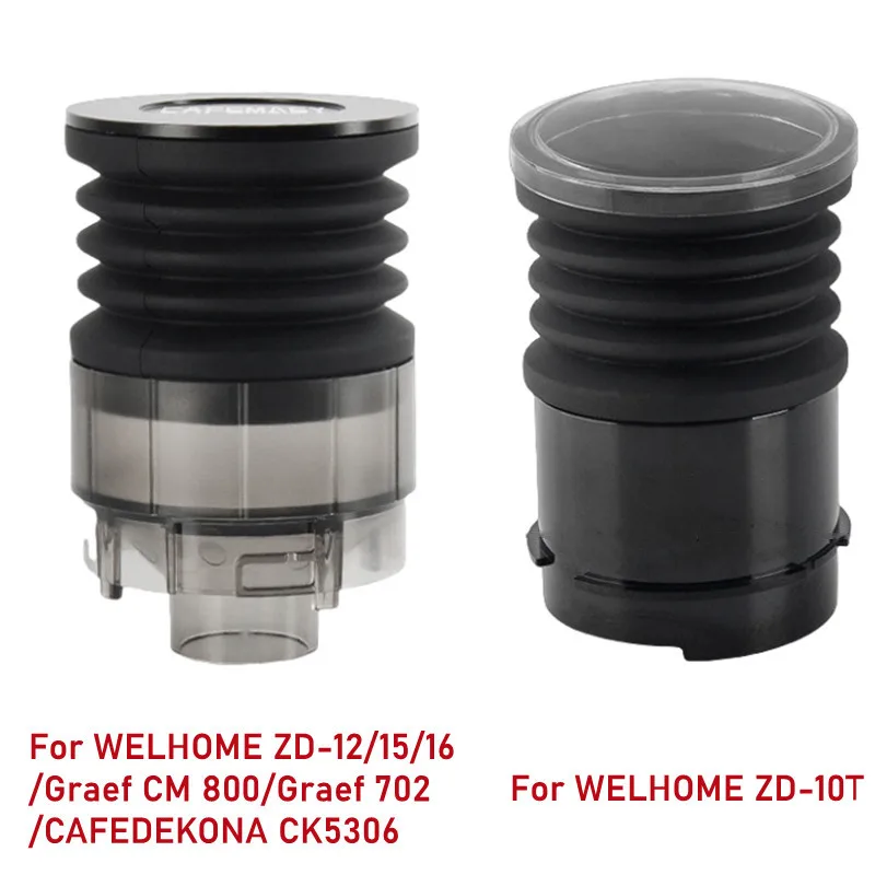 Coffee Beans Grinder Single Dose Hopper/Bellows For WELHOME ZD-12/15/16/Graef CM 800/Graef 702/CAFEDEKONA CK5306/WELHOME ZD-10T