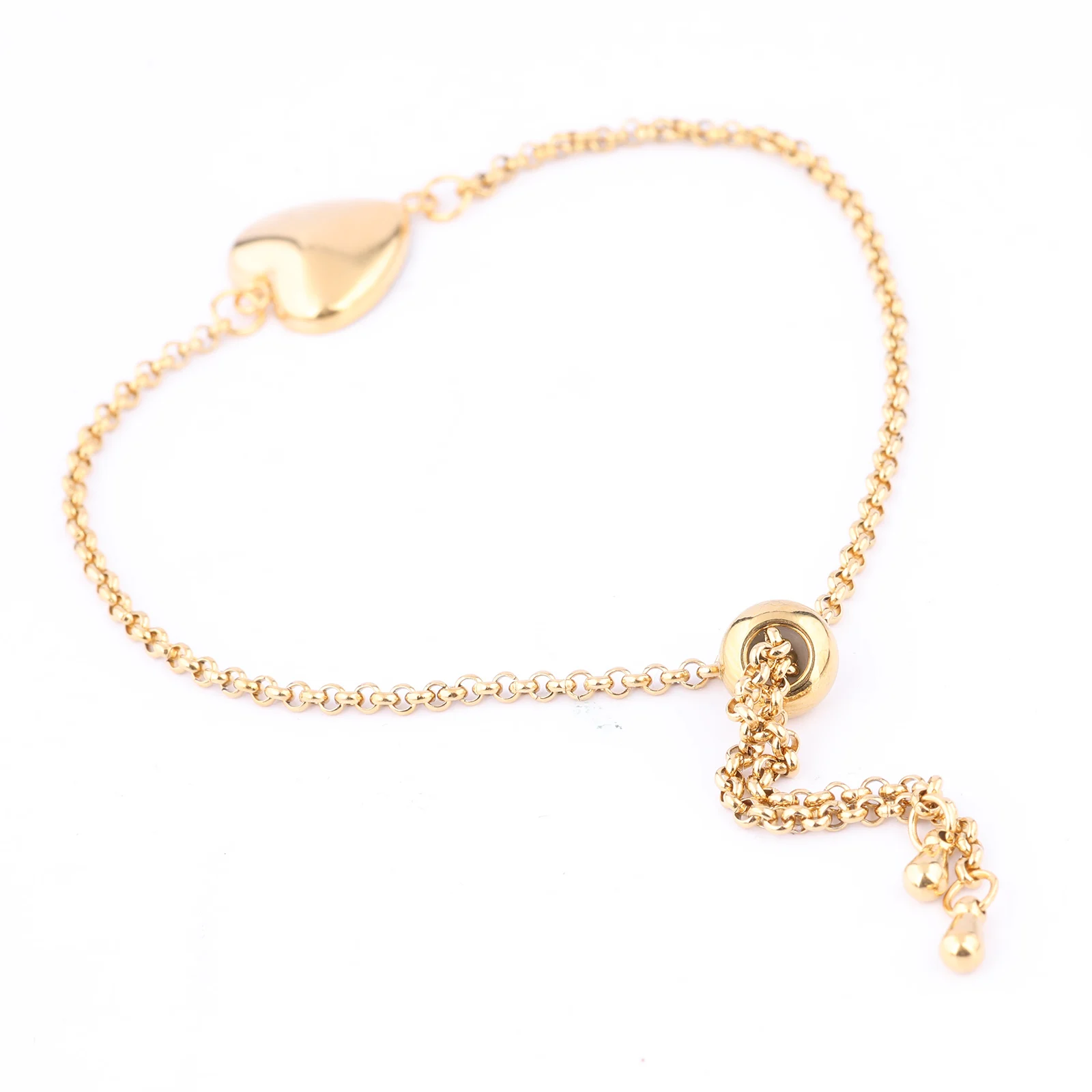 3pcs stainless steel adjustable chain bracelet base setting blanks for 12mm heart crystal stones diy image 3