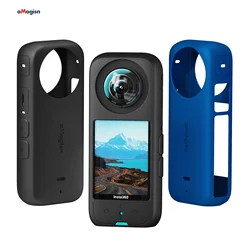 aMagisn For Insta360 X3 Body Silicone Cover 360X3 Protection Protective Accessories body case