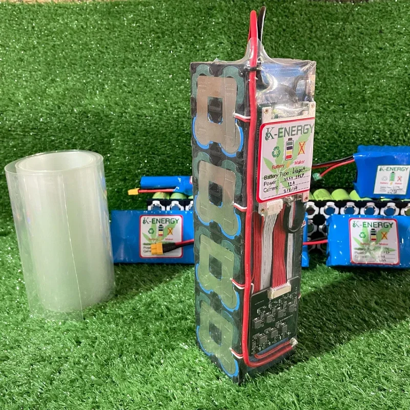 1~20m 18650 PVC Heat Shrink Tube Lipo Battery Pack Case Transparent 7~155mm Cable Sleeve Lithium Insulated Film Wrap Protection