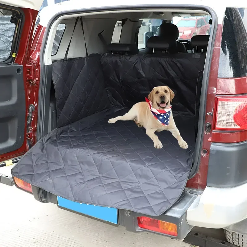 

For Toyota FJ Cruiser 2007-2021 Oxford Cloth Black Car Trunk Pet Seat Cover Pet Transport Pad Car Accessories