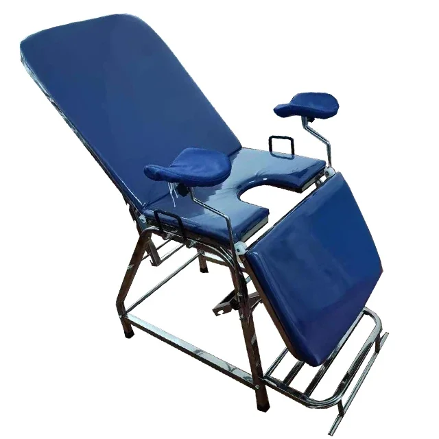 Thickened stainless steel gynecological examination chair high-quality gynecological obstetric bed artificial birth bed