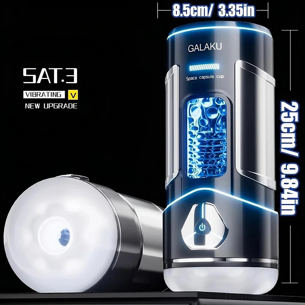 GALAKU Bluetooth Full Automatic Male Masturbator Powerful Sucking Blowjob Pussy SexMachine APP Masturbation Cup Sex Toys for Men