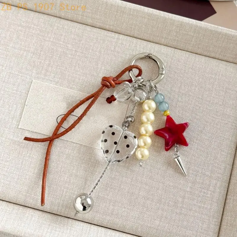 Creative Star Shaped Keychain Handmade For Adding Styles To Your Accessory 55KA