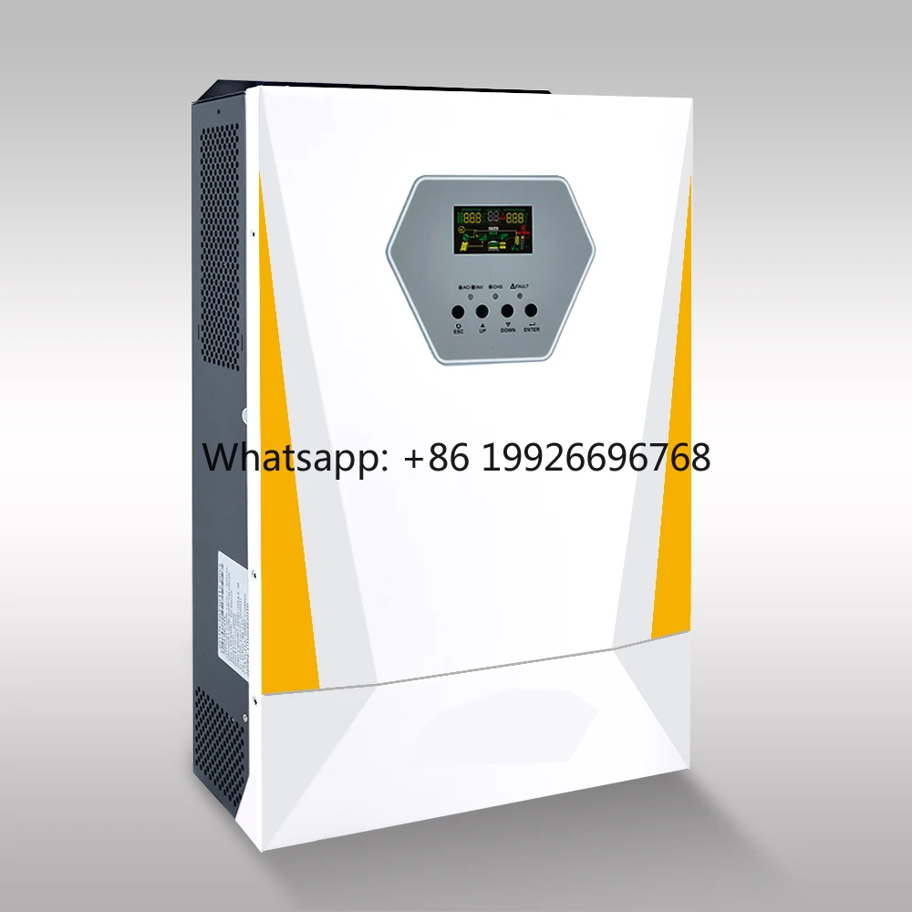 

3600W Smart Dual Output Solar Power Inverter 5500W 6200W Hybrid On-Grid Solar Inverter with Single Phase Output