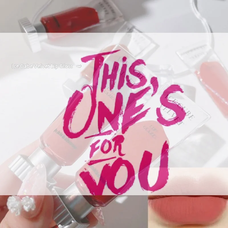 【HBA】Lce Crystal Matte Lip Gloss Rossetto Idratante a lunga durata Shine Trucco per prodotti per il trucco regalo Cura delle labbra