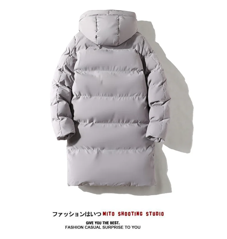 Winter Mid-Long Thick Military Padded Coat Men's Warm Jacket