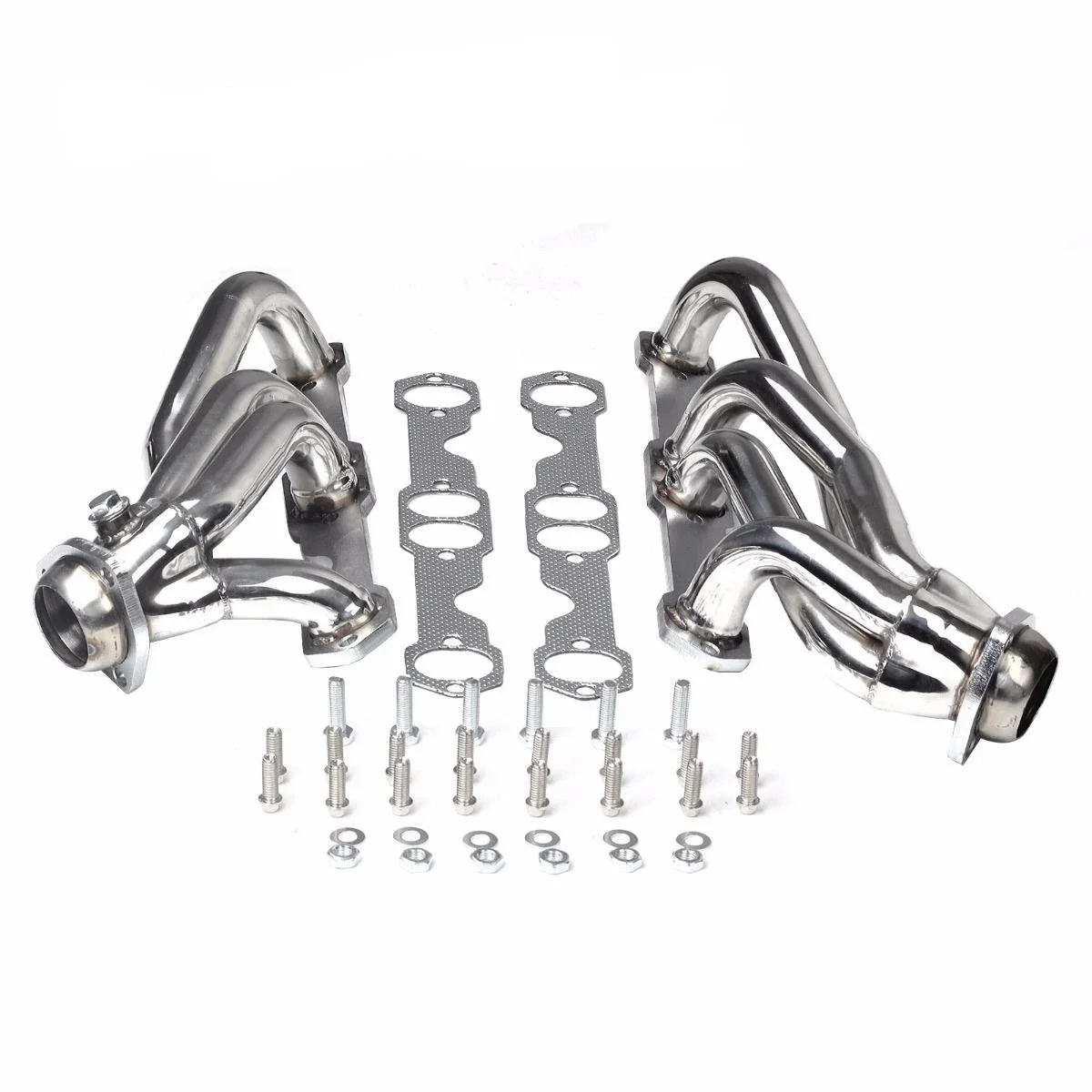 Stainless Steel Truck Exhaust Headers Pipes For Chevy GMC 5.0L 5.7L 305 350 V8 1988-1997