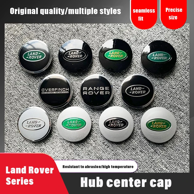 4Pcs 62mm Car Wheel Center Cap Logo Hub Badge Rims Cover For Land Rover Discovery 3 4 R4 LR2 Range Rover Evoque Sport Dander 2 3