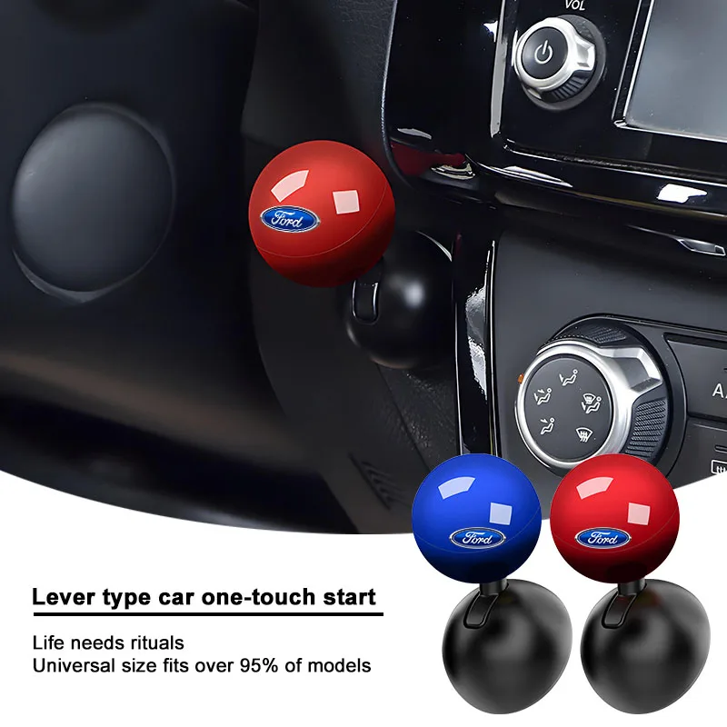 Car One Click Start Button Joystick Car Engine Start Stop Button Joystick For Ford Focus 2 3 mondeo mk3 f150 fusion mustang mk7