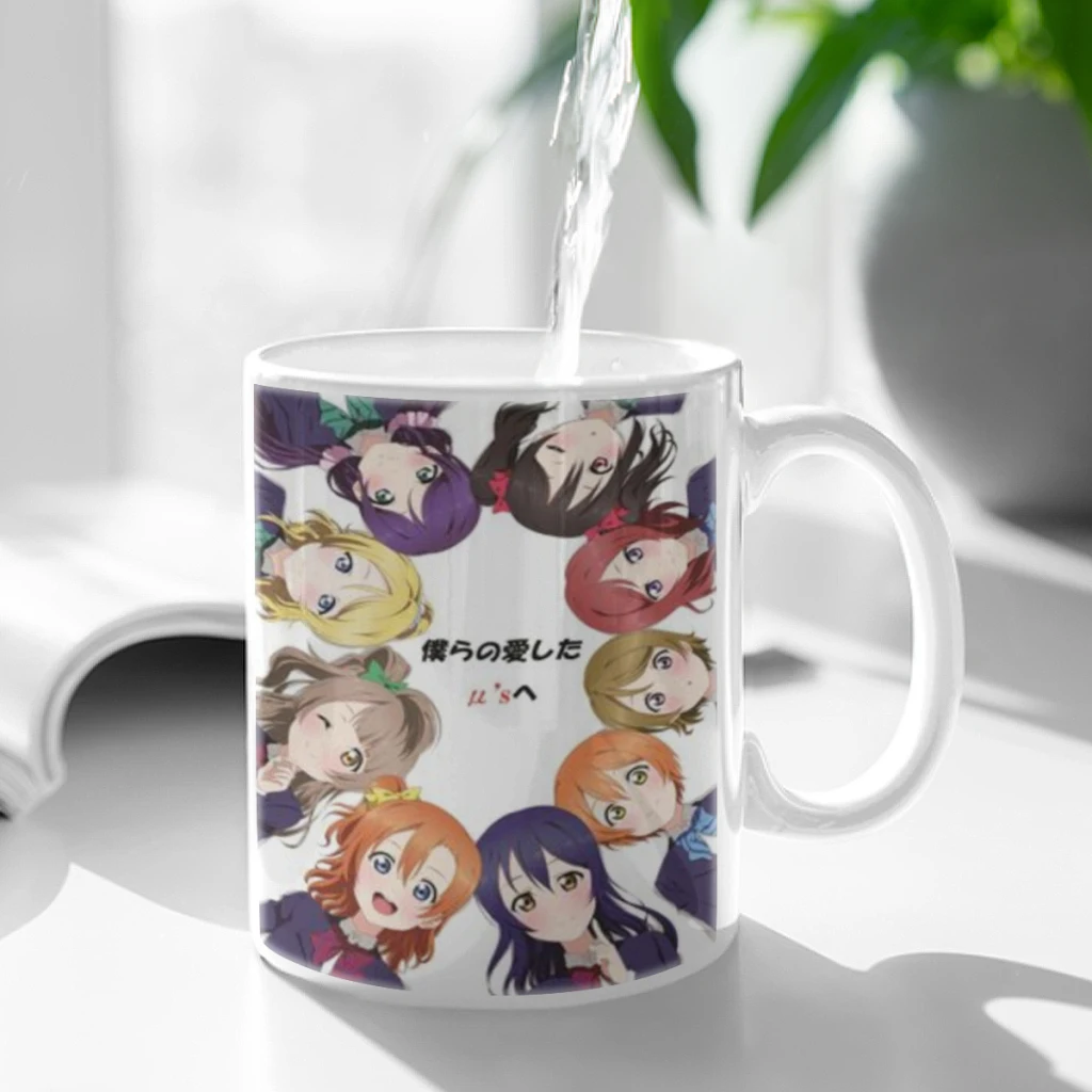 

Kawaii Anime Love Live! Ceramic Mug Cute Coffee Tea Milk Stave Mugs And Cups with Handle Novelty Gifts