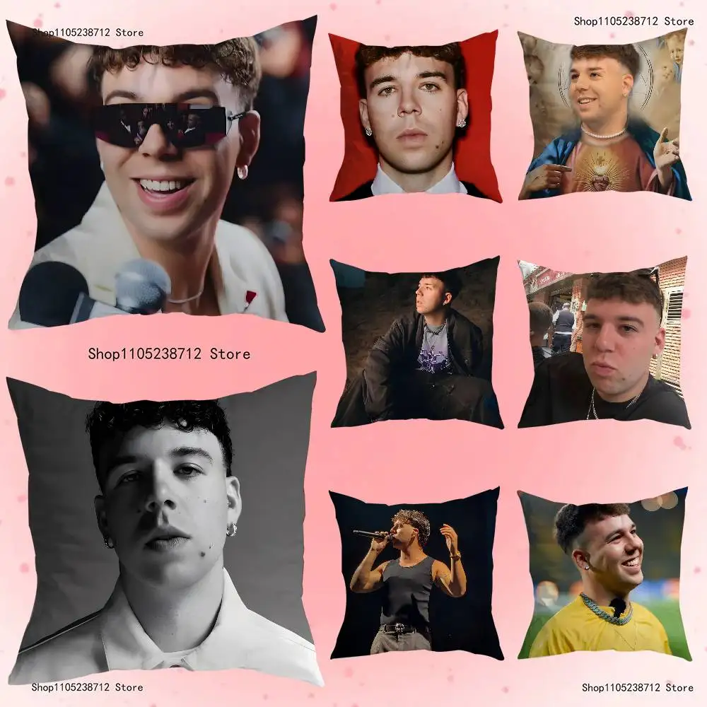 

Rapper Q-Quevedo Pillowcase Pillowslip Cushion Plush Boys Girls Cartoon Anime Kawaii Decoration Kids Birthday Cute Gifts