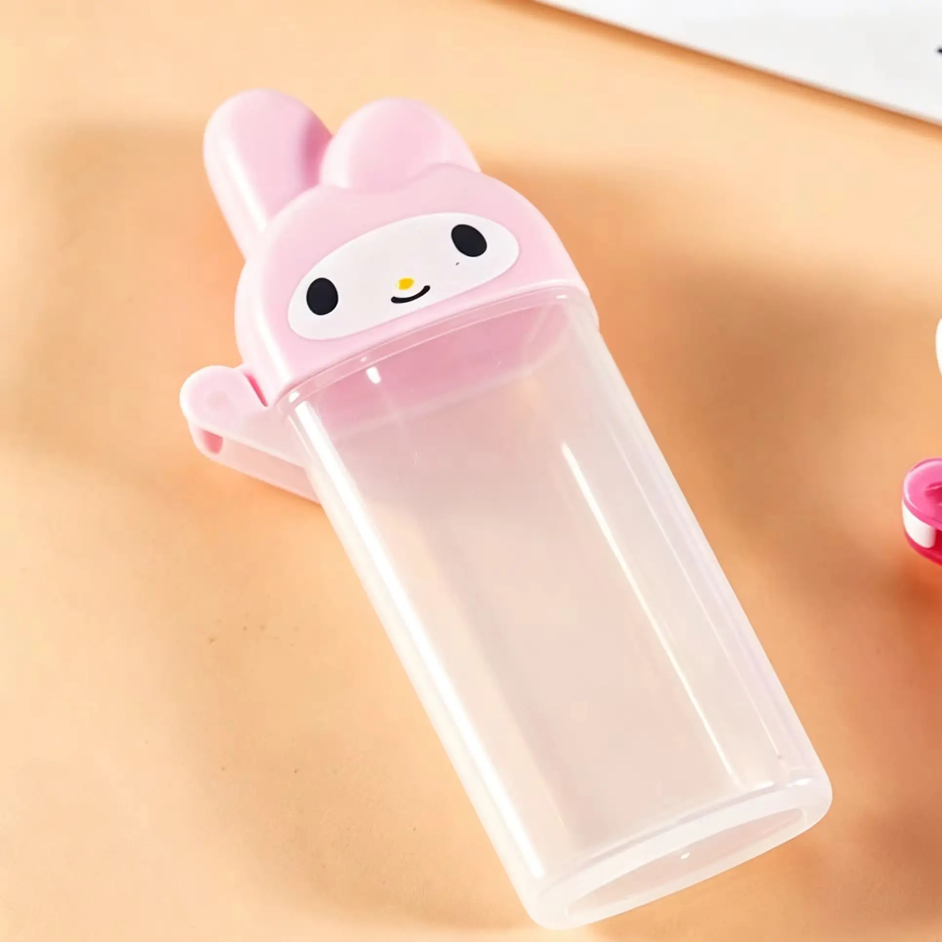 Sanrio Hello Kitty Aufbewahrungsbox Kawaii Anime My Melody Zahnstocher Kosmetik-Wattestäbchen Aufbewahrungsbox Tragbarer Reise-Mini-Behälter – Detail 6