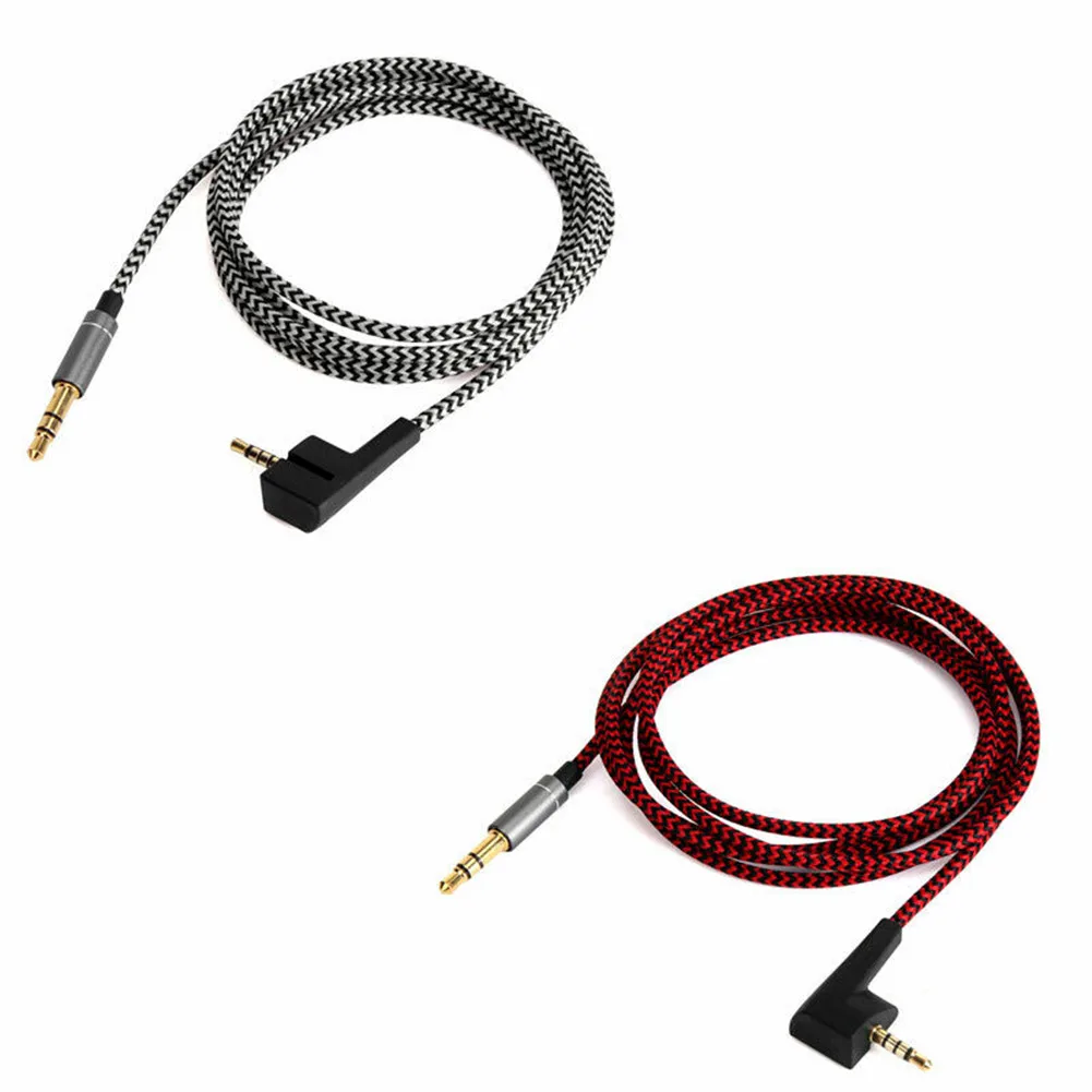 1.2M / 1.5M Tai Nghe Cáp Cho Tai Nghe Sennheiser HD438 HD439 HD461G HD461i HD471i Nylon Chất Lượng Cao Đen Tai Nghe Cáp phụ Kiện