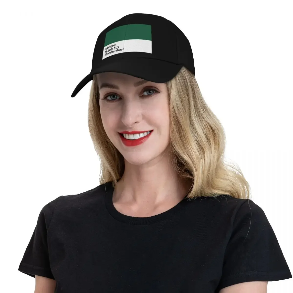 PANTONE 18-6026 TCX Abundant Green Baseball Cap Sunhat Trucker Hat Luxury Hat New In Hat Women's Golf Wear Men's